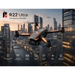 Nivego Nvg R22 Ultra Drone Hd Kamera | Çift Kameralı Drone | Fırçasız Motor | Optik Akış Sabitleme | Uzaktan Kumandalı Drone - Gri