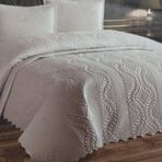 Nivemes Home Cappicino Toya Tek Kişilik Nakışlı Yatak Örtüsü