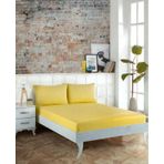 NİVEMESHOME 160*200 SARI LASTİKLİ ÇARŞAF SETİ