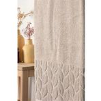 NİVEMESHOME 632 BEJ 90X150 HAZAL BANYO HAVLUSU NURPAK