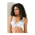 Nivemeshome 9200-C Tül Kaplı Soft C Cup Sütyen Beyaz Bdn:85 Le Jardin