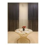Nivemeshome Abrila Lacivert 1/3 Sık Pile Fon Perde Apm (İthal Kumaş Versiyon) Lacivert 50 X 260