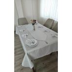 NİVEMESHOME AÇIK GRİ 160*220 COLBER MASA ÖRTÜSÜ