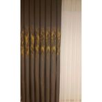 Nivemeshome Alizha Taş-Sarı 1/3 Sık Pile Fon Perde Apm, 100 x 270