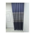 Nivemeshome Avşa Desen:632349 502 Lacivert 1/3 Sık Pile Fon Perde Apm (İthal Kumaş Versiyon) Lacivert 100 X 260