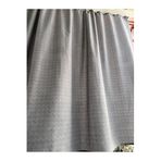 Nivemeshome Branda Balkon Perdesi Kornişli Ve Bağcıklı Fon Perde,Açık Gri 90 X 160