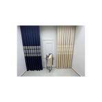 Nivemeshome Ft672069 V-530 Funda Lacivert 1/3 Sık Pileli Fon Perde Apm (İthal Kumaş Versiyon) Lacivert 50 X 270