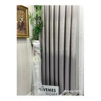 Nivemeshome Güneş Ft632121 Gri V-5401 1/3 Sık Pileli Fon Perde Apm (Premium Kumaş Versiyon) Gri 70 X 250