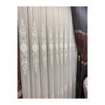 Nivemeshome Hayal Nakışlı 1/3 Sık Pile Tül Perde Apm (İthal Kumaş Versiyon) Beyaz 100 X 270