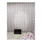 Nivemeshome Hyl00009.801 Prd55293 Gemi Çapalı Desenli Çocuk Odası 1/2.5 Pile Tül Perde Apm (Premium Kumaş Versiyon) 200 X 280