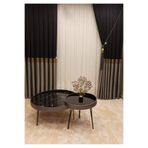 Nivemeshome Lusya Siyah-Gri 1/3 Sik Pile Pano Fon Perde Apm, 70 x 260