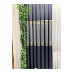 Nivemeshome Mızraklı Ft632256 V-502 Lacivert 1/3 Sık Pile Fon Perde Apm (İthal Kumaş Versiyon) 90 X 260