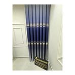 Nivemeshome Nilüfer V -517 Lacivert 1/3 Sık Pileli Fon Perde Apm (Yeni Kumaş Versiyon) Lacivert 70 X 270