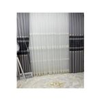 Nivemeshome Nivemeshome 1/3 Sık Pile Louvre Fon Perde Apm (Premium Kumaş Versiyon) Gri 50 X 260