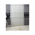 Nivemeshome Nivemeshome 1/3 Sık Pile Louvre Fon Perde Apm (Premium Kumaş Versiyon) Gri 90 X 260