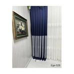 Nivemeshome Nivemeshome Ege Lacivert Fır1240 V-528 1/3 Sık Pileli Fon Perde Apm (Yeni Kumaş Versiyon) Lacivert 90 X 280