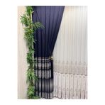 Nivemeshome Nivemeshome Ft632255 V-530 Antakya 1/3 Sık Pileli Fon Perde Apm,Lacivert 90 X 280
