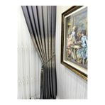 Nivemeshome Nivemeshome Güneş Ft632121 Lacivert V-502 1/3 Sık Pileli Fon Perde Apm (Premium Kumaş Versiyon) Lacivert 50 X 250