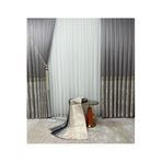 Nivemeshome Nivemeshome Inci V-5431 1/3 Sık Pile Gri Fon Perde Apm (Yeni Kumaş Versiyon) Gri 50 X 260
