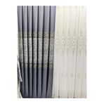 Nivemeshome Nivemeshome Likya Ft632120 V-502 1/3 Sık Pileli Fon Perde Apm,Lacivert 50 X 260
