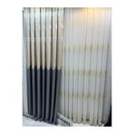 Nivemeshome Nivemeshome Milas 671539 Koyu Gri-Krem 1/3 Sık Pileli Fon Perde Apm (İthal Kumaş Versiyon) Koyu Gri-Krem 80 X 250