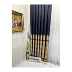 Nivemeshome Nivemeshome Side Ft632057 V- 503 Lacivert 1/3 Sık Pileli Fon Perde Apm (Premium Kumaş Versiyon) Lacivert 90 X 250