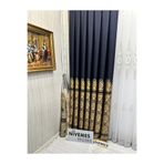 Nivemeshome Nivemeshome Side Ft632057 V- 503 Lacivert 1/3 Sık Pileli Fon Perde Apm (Premium Kumaş Versiyon) Lacivert 90 X 260
