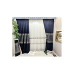 Nivemeshome Nivemeshome Venüs Fj631728 V-517 1/3 Sık Pileli Fon Perde Apm,Lacivert 50 X 260