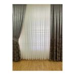 Nivemeshome Orta Kemerli Fileli Örme Tül Perde,Kırık Beyaz 200 X 280