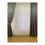 Nivemeshome Orta Kemerli Fileli Örme Tül Perde,Kırık Beyaz 450 X 270