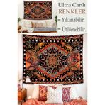 Nivendi Bohem Etnik Desenli Kumaş Duvar Örtüsü Ev Dekorasyon Duvar Halısı Tapestry