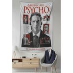 Nivendi Patrick Bateman American Psycho Kumaş Duvar Örtüsü Ev Dekorasyon Duvar Halısı