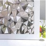 Niviy Dekoratif Pencere Gizlilik Filmi Yapışkan Olmayan Vitray Pencere Filmi Banyo Ev Mutfak Ofis için 45 cm x 17,5 cm