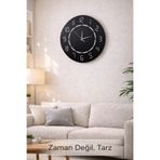 Nixar Desing LineaSilence Ahşap Lazer Kesim Duvar Saati | Sessiz Akan Mekanizma | Salon & Oturma Odası Saati