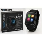 Nixcon Prolone Zıt-04 Bluetooth Akıllı Saat Dokunmatik Ekran Bildirim Destekli Siyah