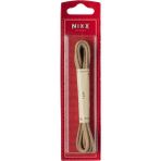 Nixx NX306 - Yuvarlak Mumlu Klasik Ayakkabı Bağcığı - Bej