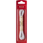 Nixx NX306 - Yuvarlak Mumlu Klasik Ayakkabı Bağcığı - Beyaz