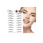 NİYENABEAUTY Kaş Dövmesi Sticker Kalıcı Suya Dayanıklı Doğal Görünümlü Siyah Renk