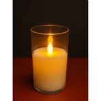 Niyet Bardak Natural LED Mum - 10 cm - Pilli - Dekoratif - Hediyelik