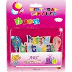 Niyet Mum - Pasta Mumu - Doğum Günü - Happy Birthday - Renkli - 1 Adet
