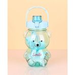 Niyoon Pipetli Renkli Şeffaf Ayıcık Suluk 1000 ml - Mavi