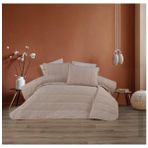 Nizal Home Çift Kişilik Çeyizlik Yatak Örtüsü 3'lü Set - Bej - 250 x 260 cm