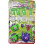 Nizam Nzm Çay Seti 11 Parça Renkli Plastik Eğlenceli Oyun Seti 1+ Yaş İçin - 4