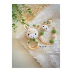 NK GURUMİ Amigurumi çıngırak ve emzik askısı