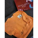 NK Kaktüs Kız Sweatshirt - 04K-Turuncu - 4 - 8 Yaş