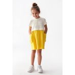 Nk Kids Bonibon Kız Çocuk Elbise - 7 Yaş - Sarı