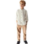 Nk Kids Erkek 4-8 Yaş Çocuk Dokuma Pantolon 64717 Camel - 5 Yaş