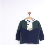 Nk Kids Erkek Bebek Sweat Yeşil - 9 - 12 Ay