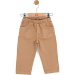 Nk Kids Erkek Çocuk 1-4 Yaş Lastikli Bel Kanvas Pantolon Camel - 3 Yaş