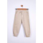 Nk Kids Erkek Çocuk Step Paçalar Lastikli Pantolon - Krem - 7 Yaş